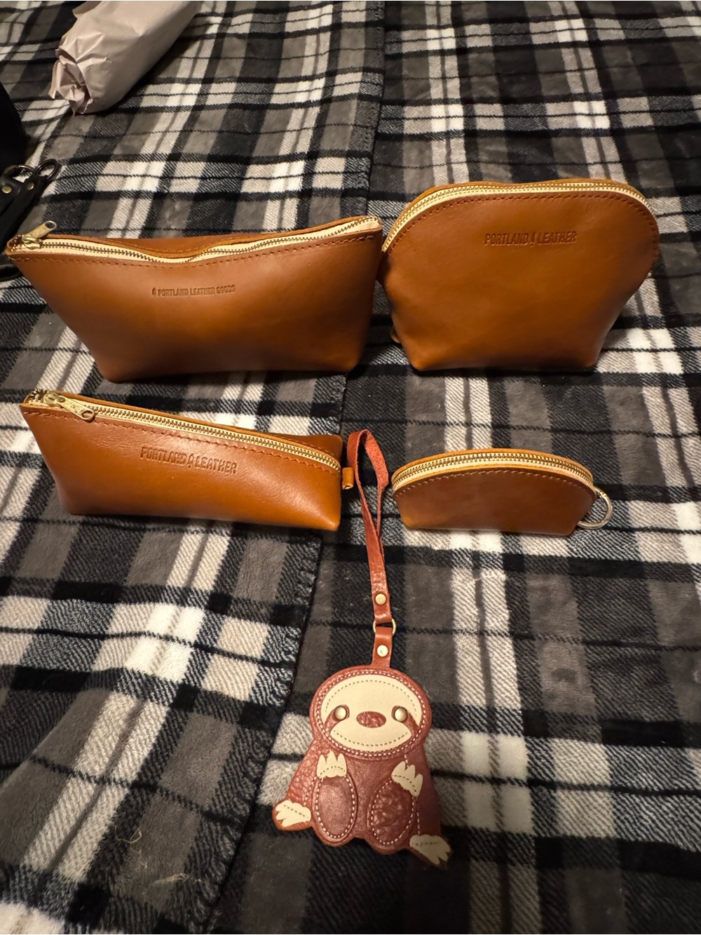 Portland Leather Small goods bundle - Honey